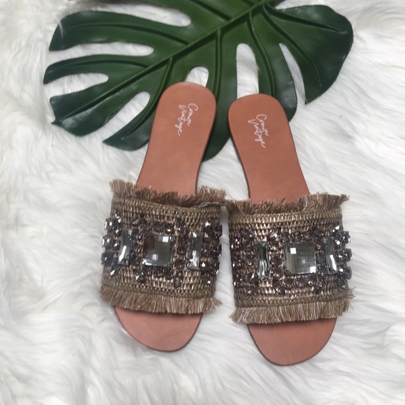 crown vintage glorianna slide sandal